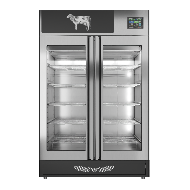 Stagionello® Meat Curing Device 200 Kg porta a vetro - immagine 5