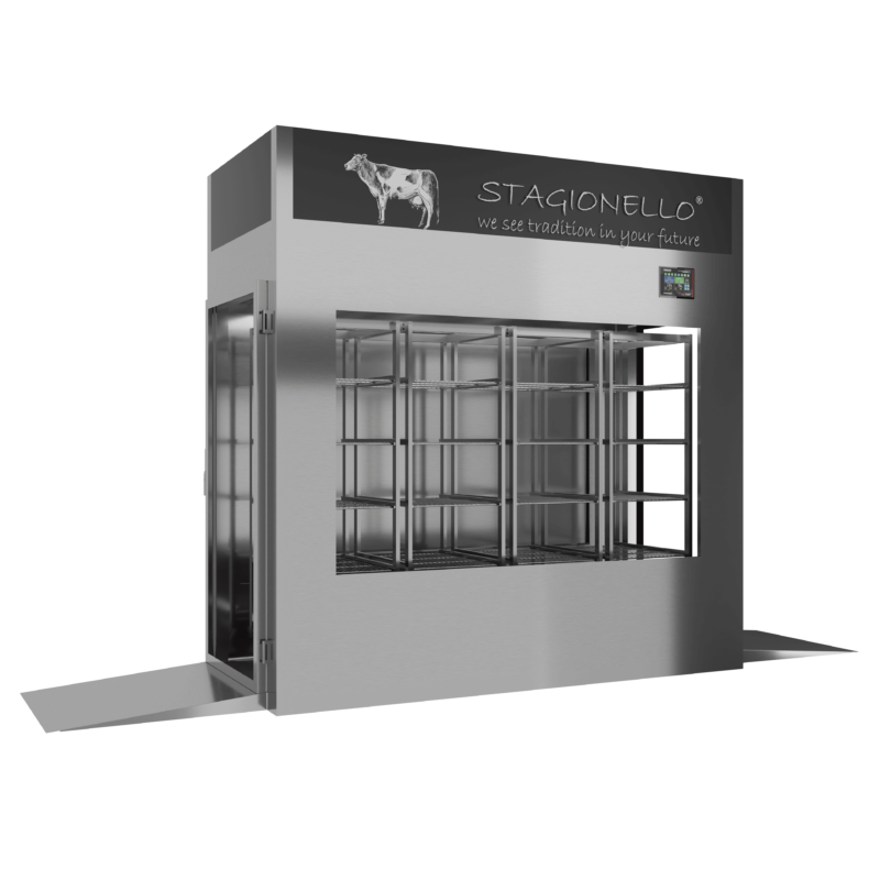 Stagionello® Meat Curing Device 600 Kg Tunnel porta a vetro - immagine 2