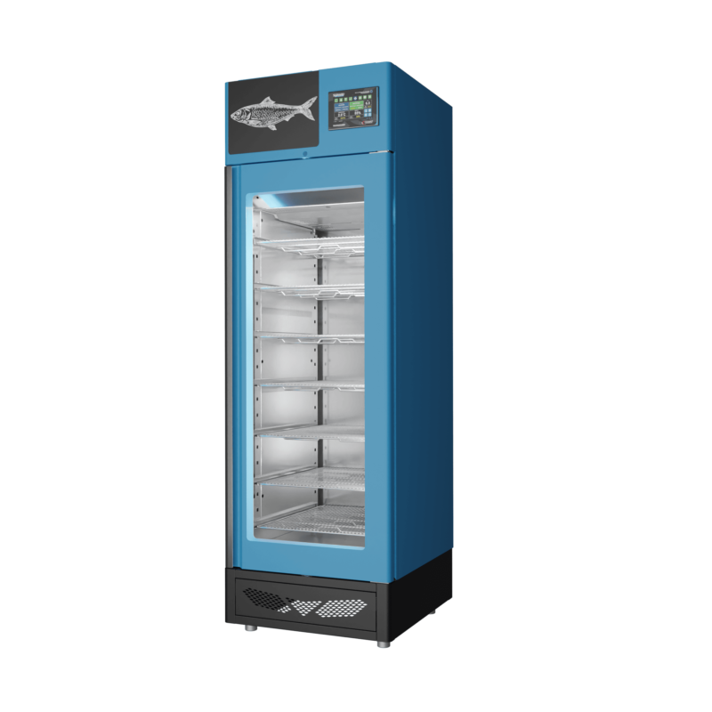 Stagionello® Fish Curing Device 100 Kg porta a vetro