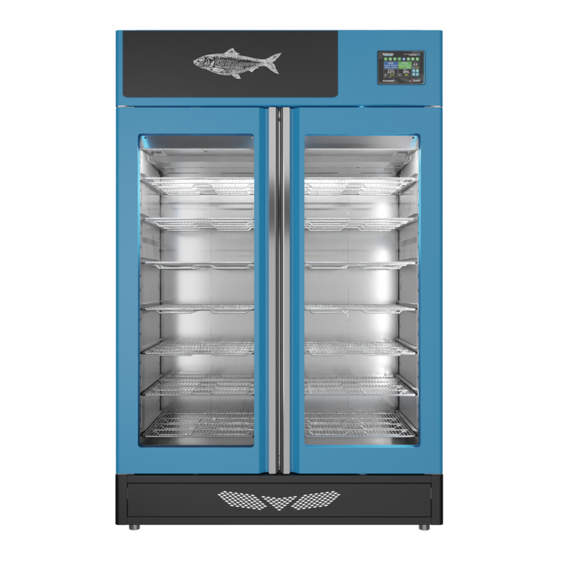 Stagionello® Fish Curing Device 200 Kg porta a vetro - immagine 2