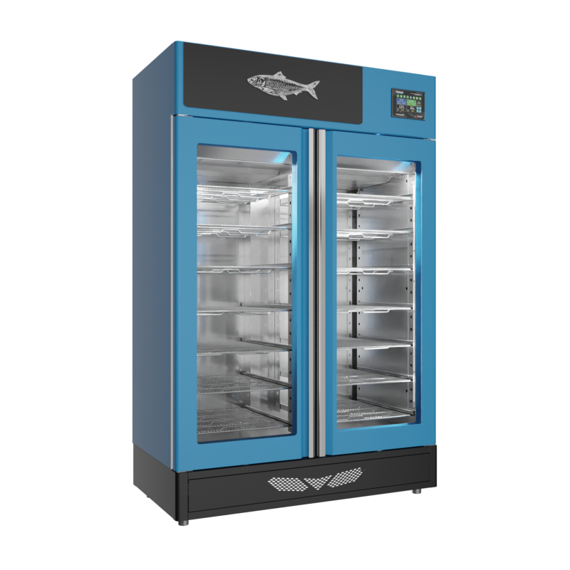 Stagionello® Fish Curing Device 200 Kg porta a vetro - immagine 3