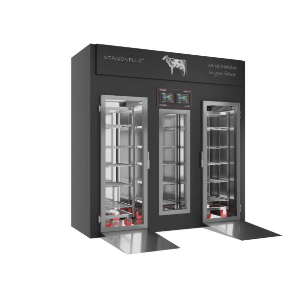 Stagionello®Meat Curing Device Walk-in 100+300 kg Porta a vetro