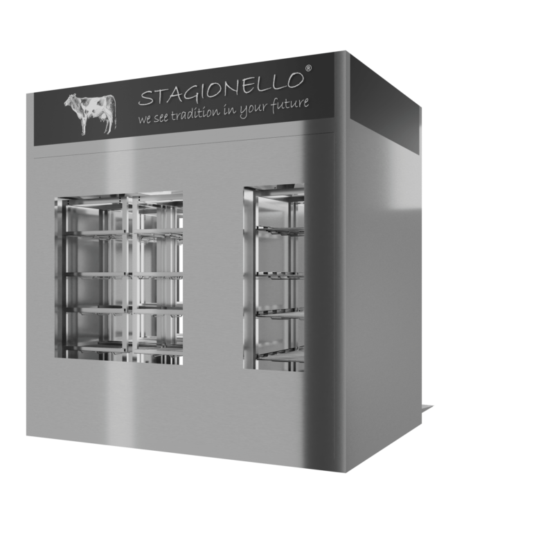 Stagionello® Meat Curing Device 200/600 Kg Walk-in 2 vetri - immagine 4