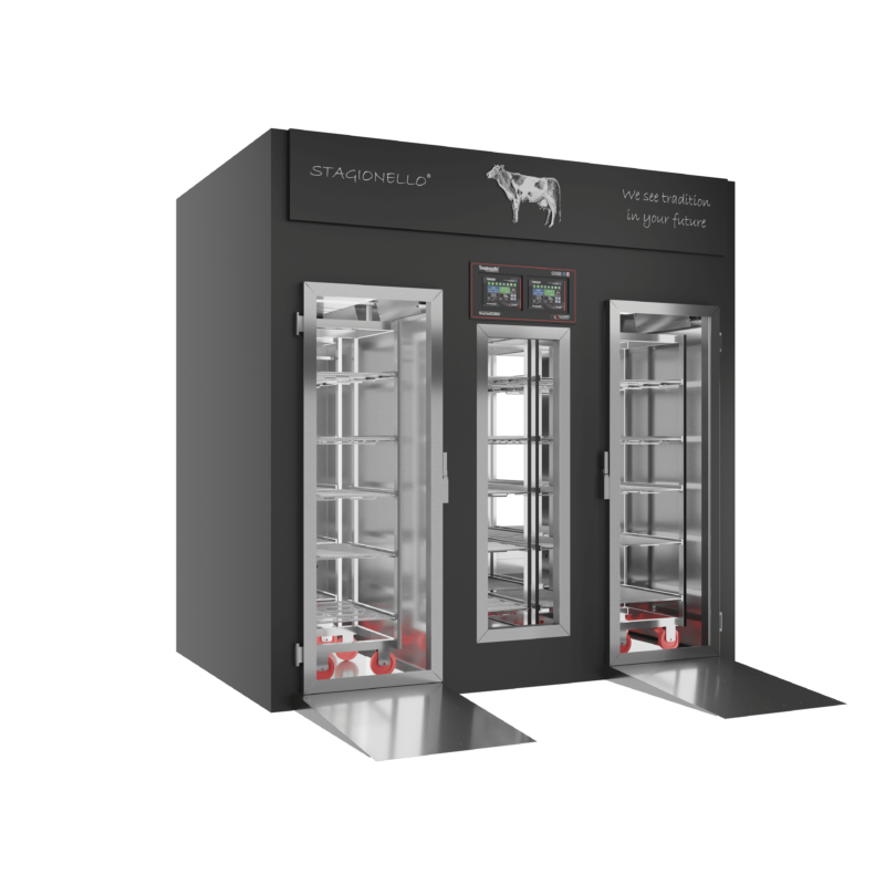 Stagionello® Meat Curing Device 200/600 Kg Walk-in 2 vetri