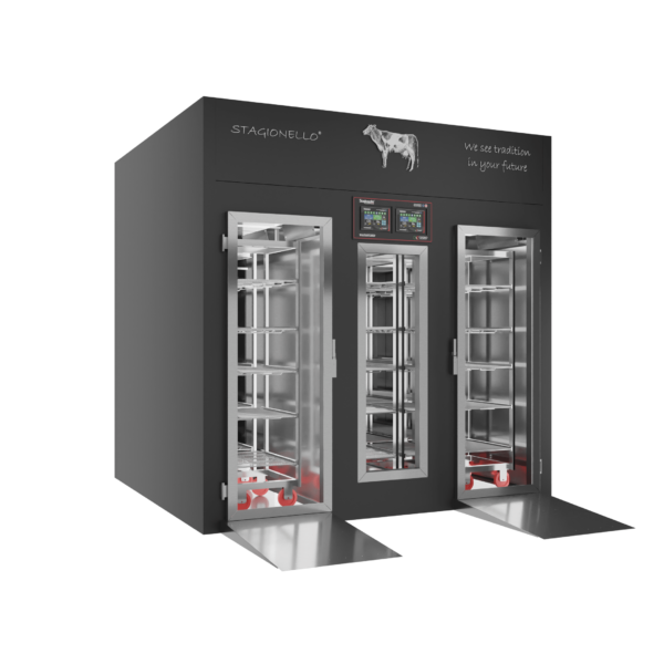 Stagionello® Meat Curing Device Walk-in 300+900 kg 2 vetri