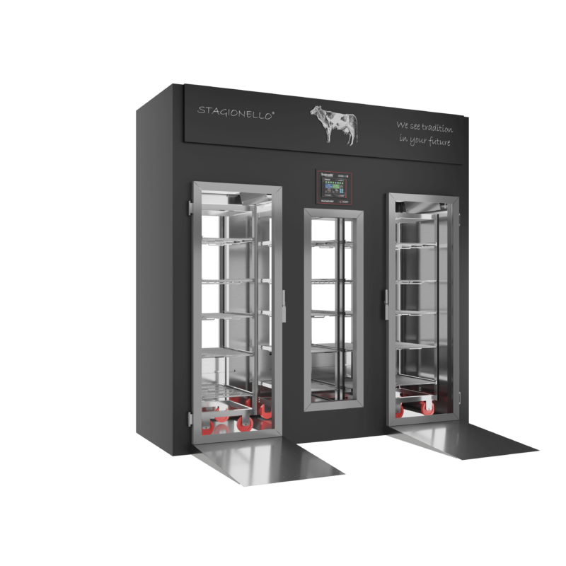 Stagionello® Meat Curing Device Walk-in 400 kg 2 vetri