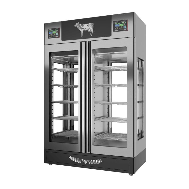 Stagionello® Meat Curing Device Twin 100 + 100 Kg 4 vetri - immagine 7