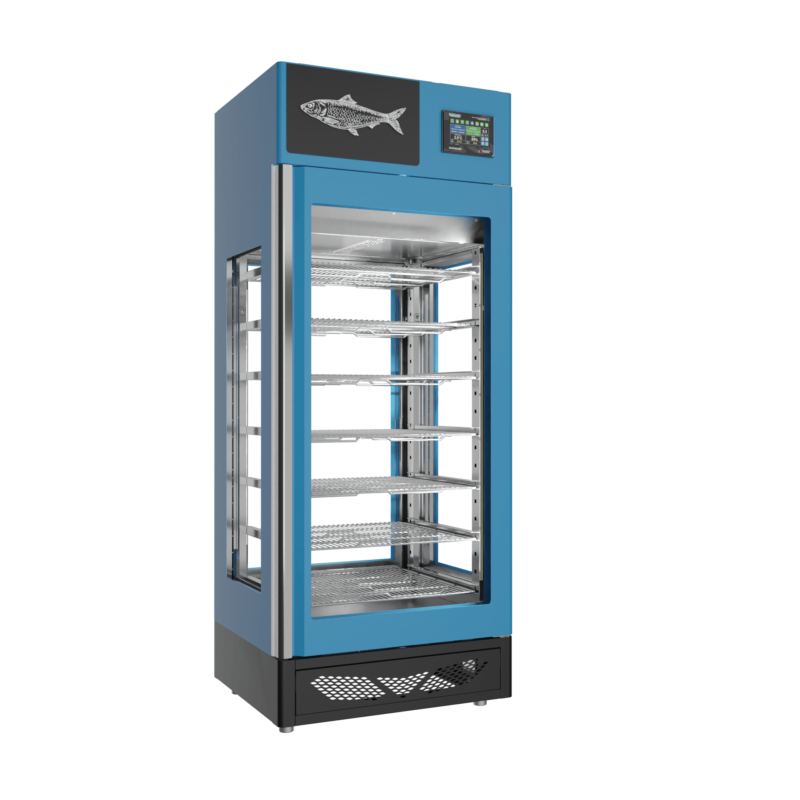 Stagionello® Fish Curing Device 150 Kg 4 vetri - immagine 3