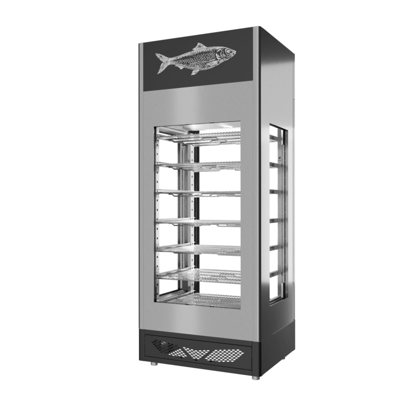 Stagionello® Fish Curing Device 150 Kg 4 vetri - immagine 11