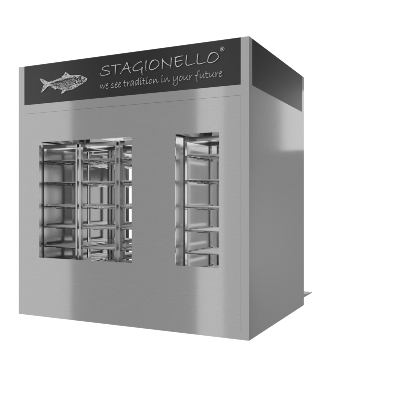 Stagionello® Fish Curing Device 200/600 Kg Walk-in 2 vetri - immagine 4