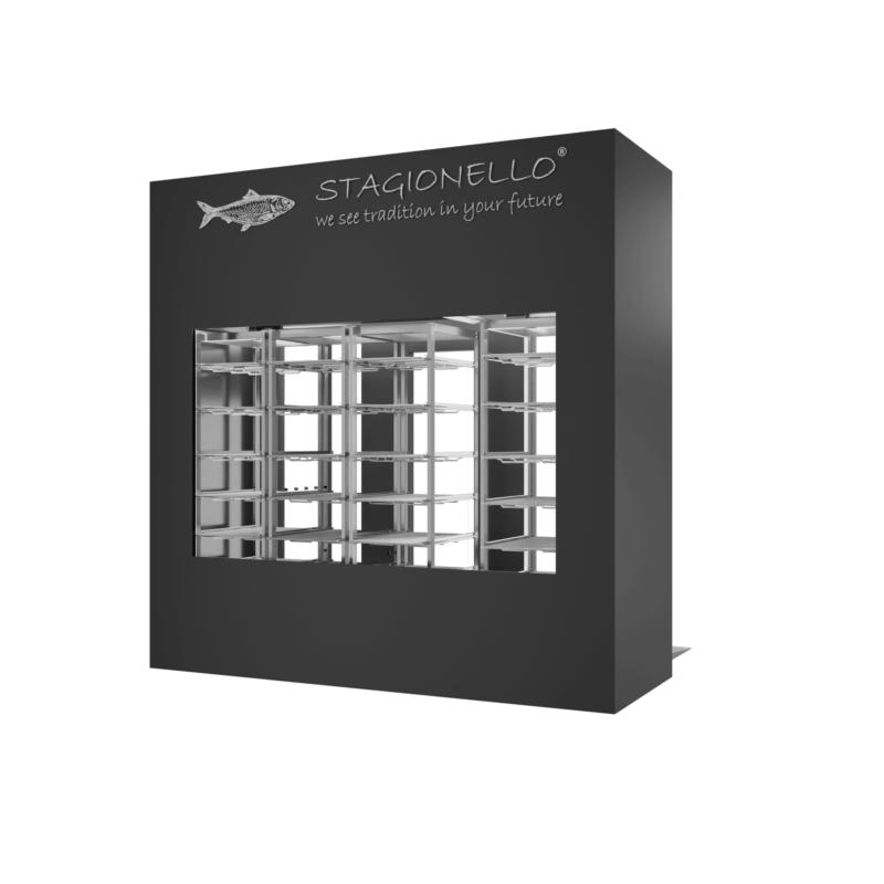 Stagionello® Fish Curing Device 400 Kg Walk-in 2 vetri - immagine 2