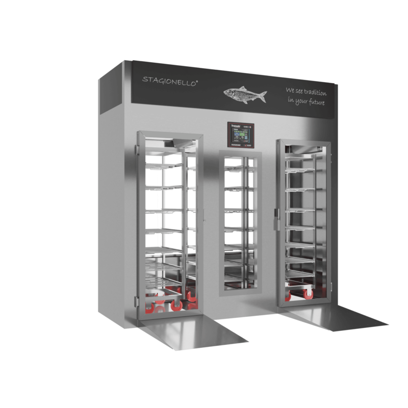Stagionello® Fish Curing Device 400 Kg Walk-in 2 vetri - immagine 3