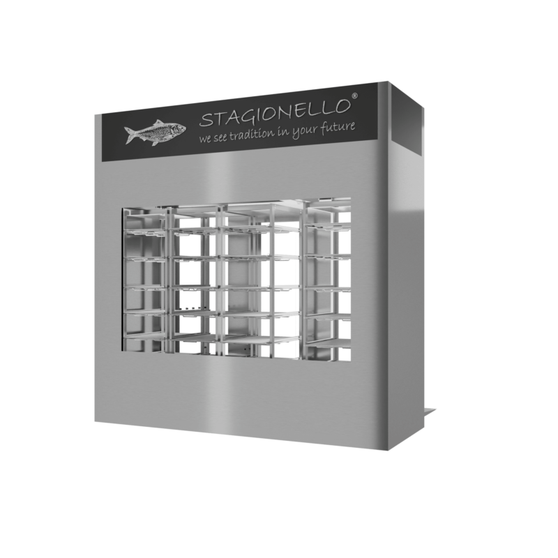 Stagionello® Fish Curing Device 400 Kg Walk-in 2 vetri - immagine 4