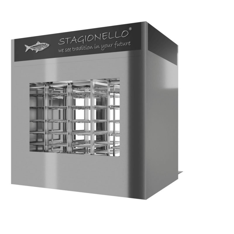 Stagionello® Fish Curing Device 800 Kg Walk-in 2 vetri - immagine 4