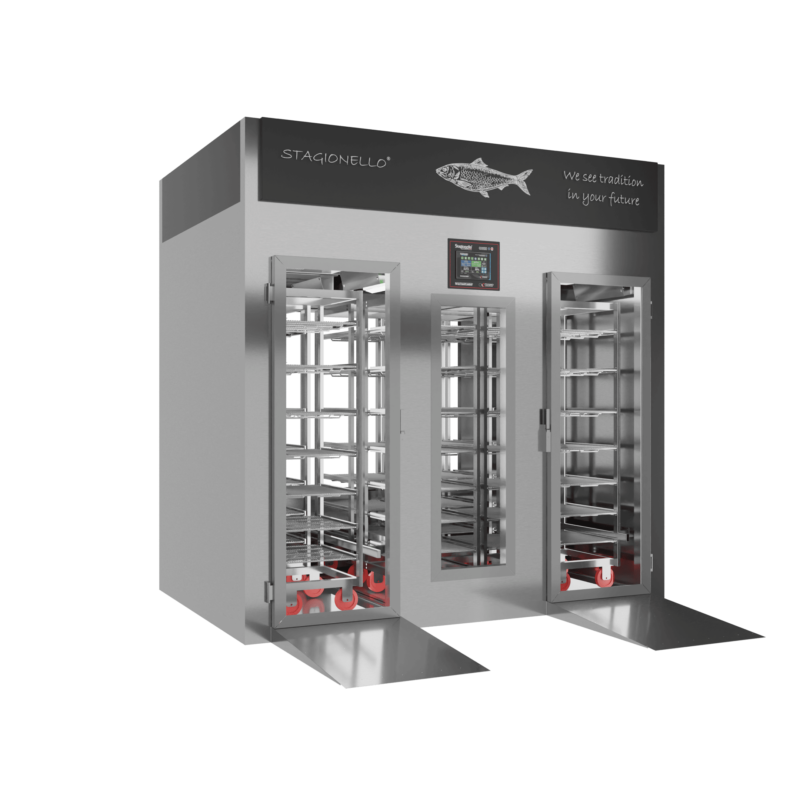 Stagionello® Fish Curing Device 800 Kg Walk-in 2 vetri - immagine 3