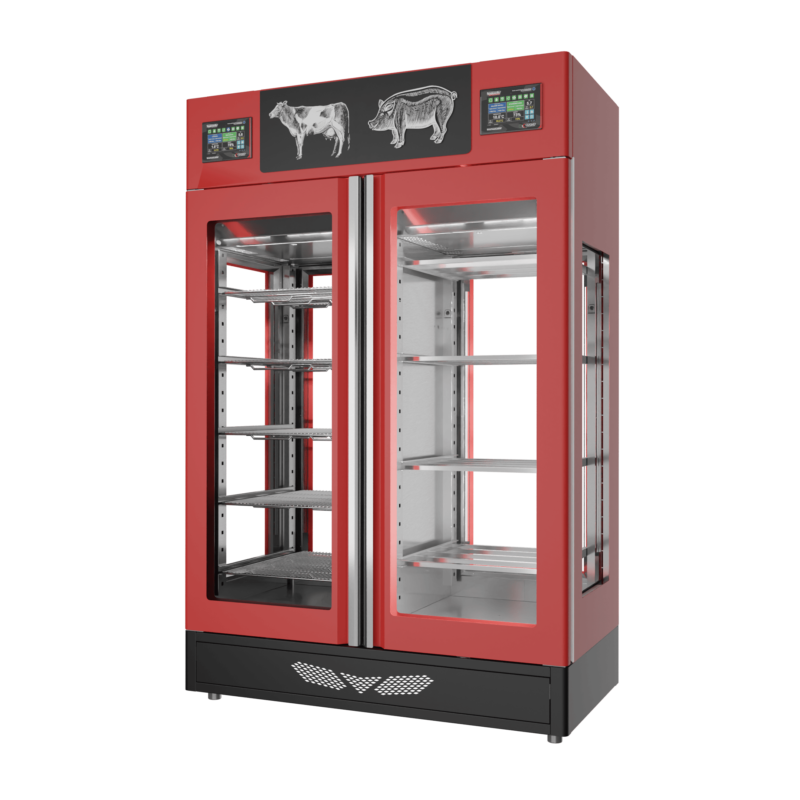 Stagionello® Salami Curing Device Combo 100+100 Kg Salami/Meat 4 vetri