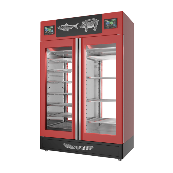 Stagionello® Salami Curing Device Combo 100+100 Kg Salami/fish 2 vetri