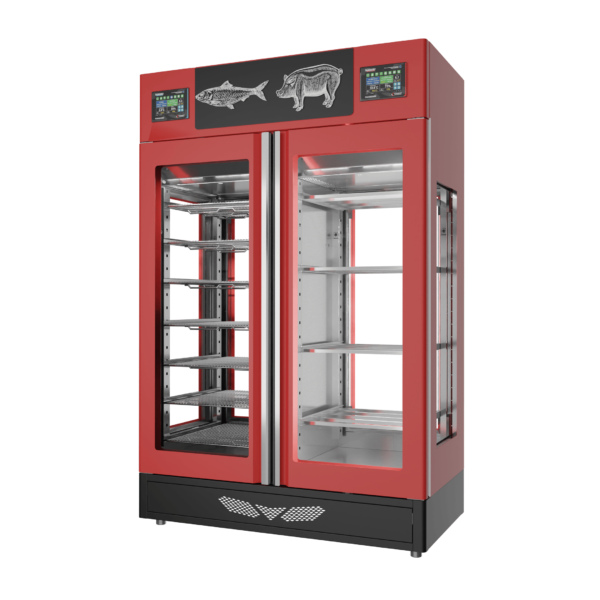 Stagionello® Salami Curing Device Combo 100+100 Kg Salami/fish 4 vetri