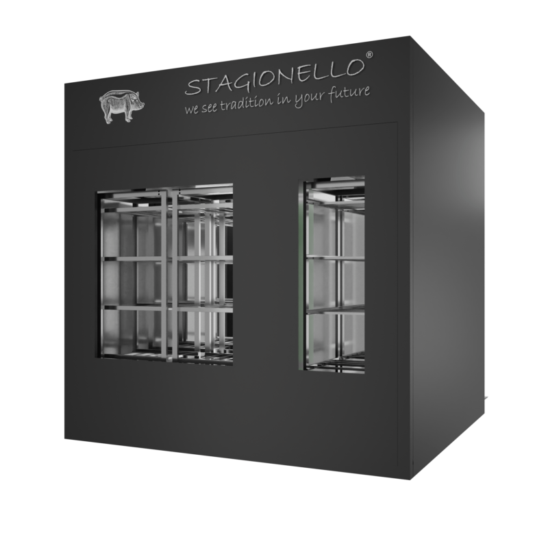 Stagionello® Salami Curing Device 300/900 Kg Walk-In 2 vetri - immagine 2