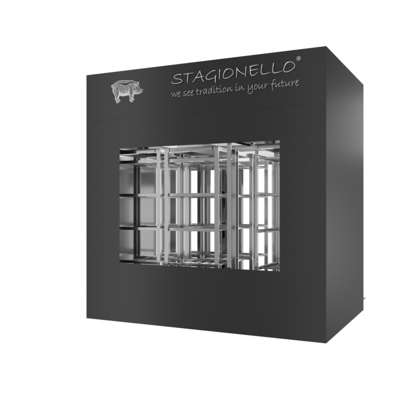 Stagionello® Salami Curing Device 800 Kg Walk-in due vetri - immagine 2