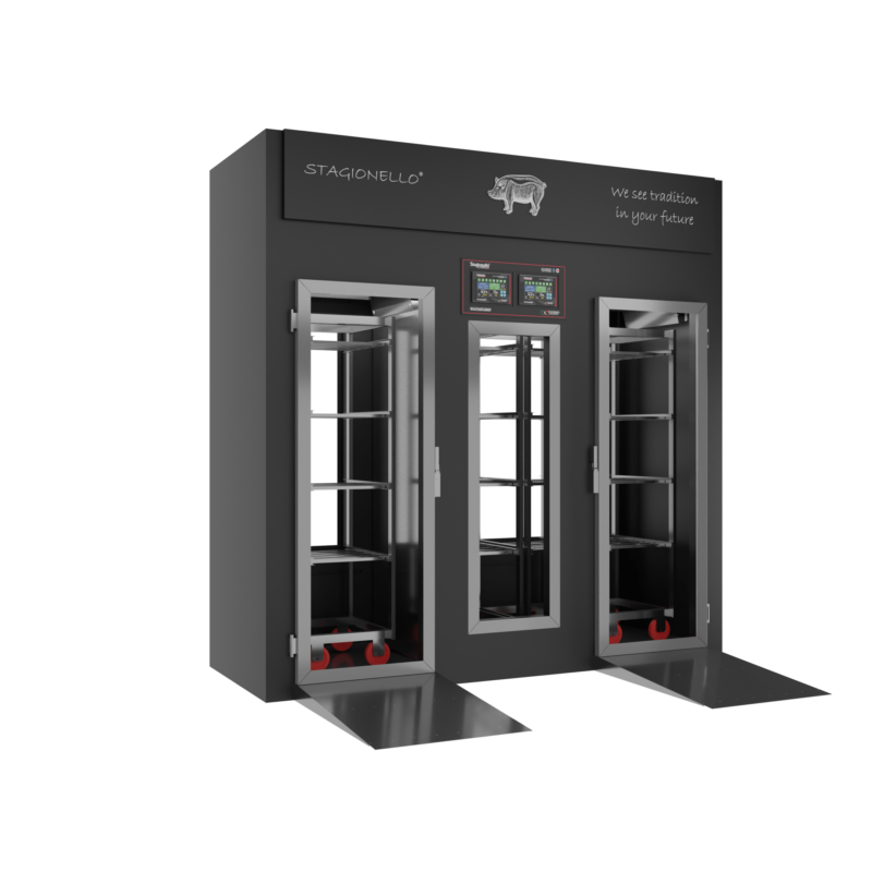 Stagionello® Salami Curing Device 100/300 Kg Walk-in 2 vetri