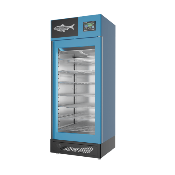 Stagionello® Fish Curing Device 150 Kg porta a vetro