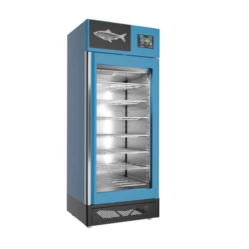 Stagionello® Fish Curing Device 150 Kg porta a vetro - immagine 3